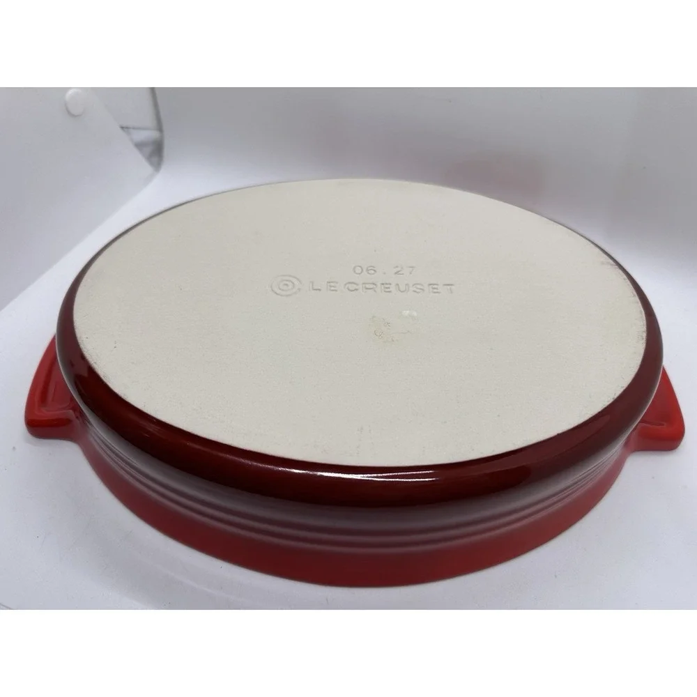 Le Creuset 27cm Oval Baker Casserole Dish Cerise Stoneware Ovenware